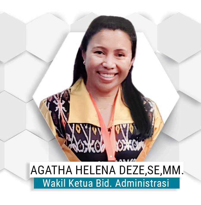 Wakil Ketua Bidang Administrasi - Agatha Helena Deze SE,MM